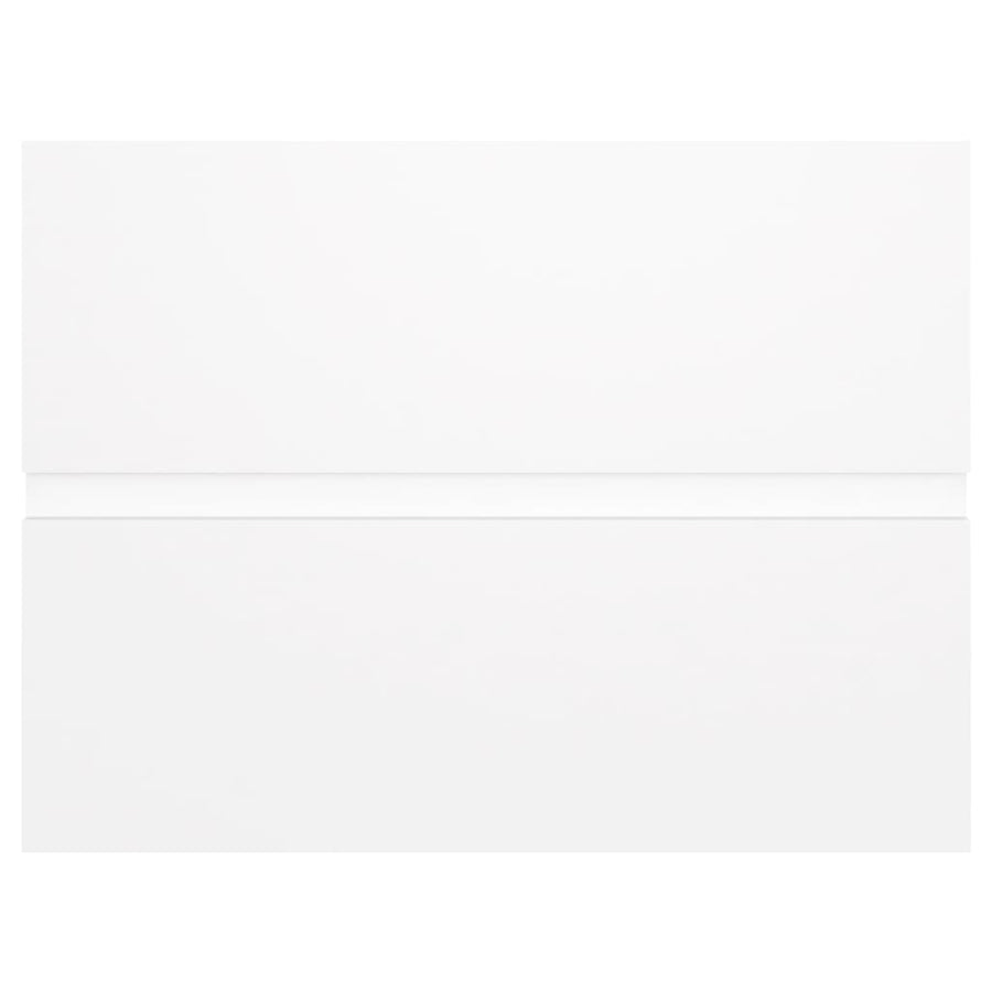 Wastafelkast Met Ingebouwde Wastafel Spaanplaat Wit 60 x 38.5 x 45 cm met kraan & afvoer