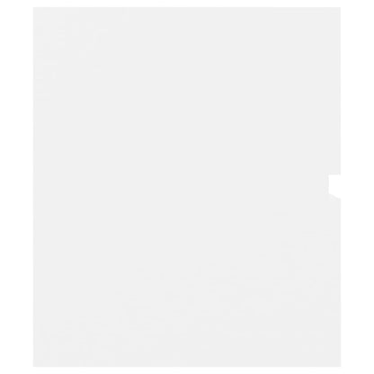 Wastafelkast Met Ingebouwde Wastafel Spaanplaat Wit 100 x 38.5 x 45 cm met kraan & afvoer