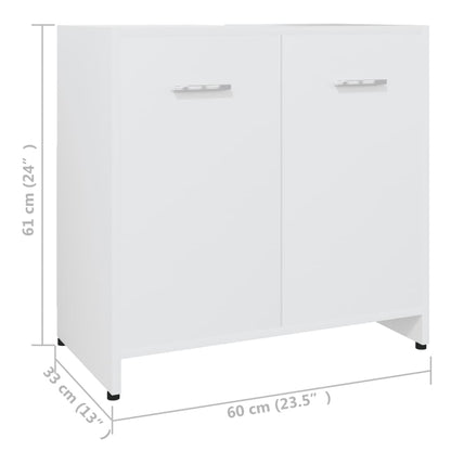 -Delige Badkamermeubelset Wit