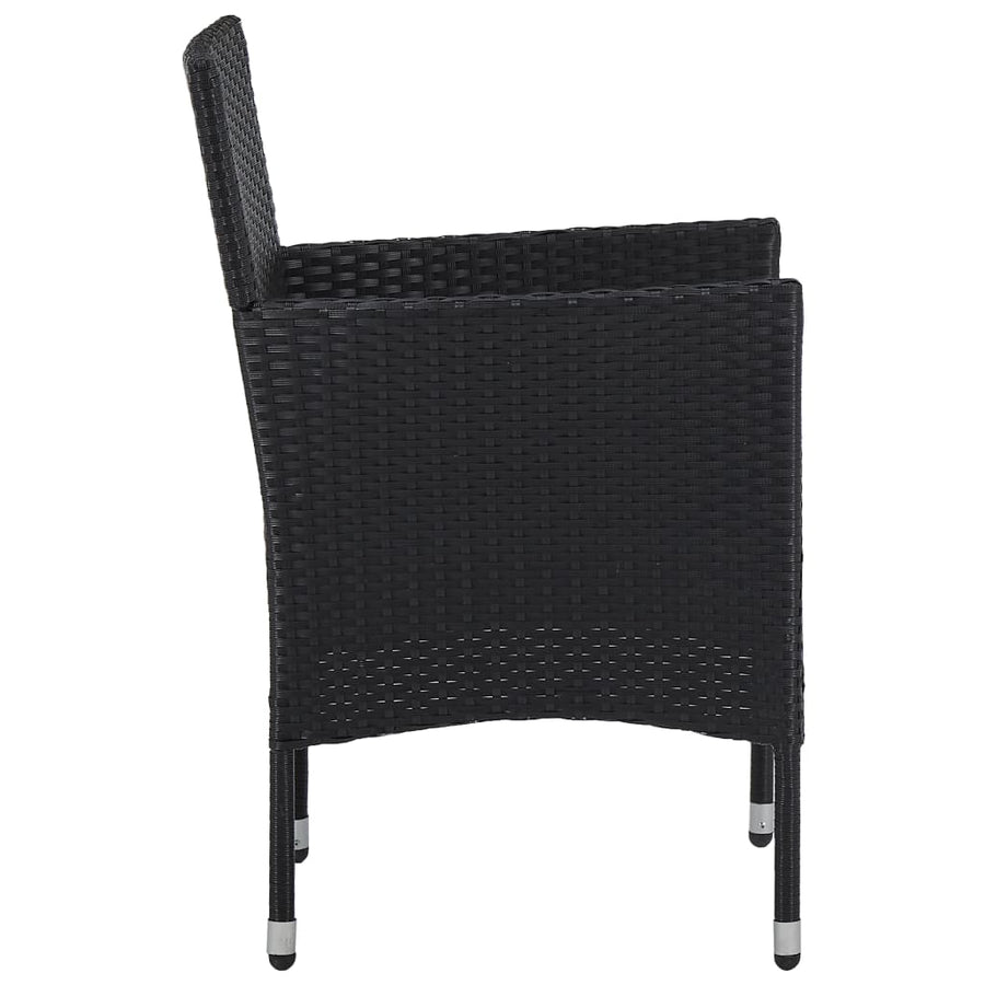 -Delige Tuinset Zwart