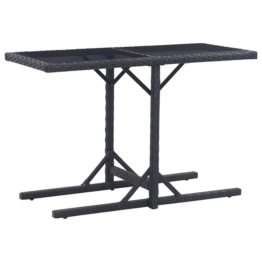 3-Delige Tuinset Zwart