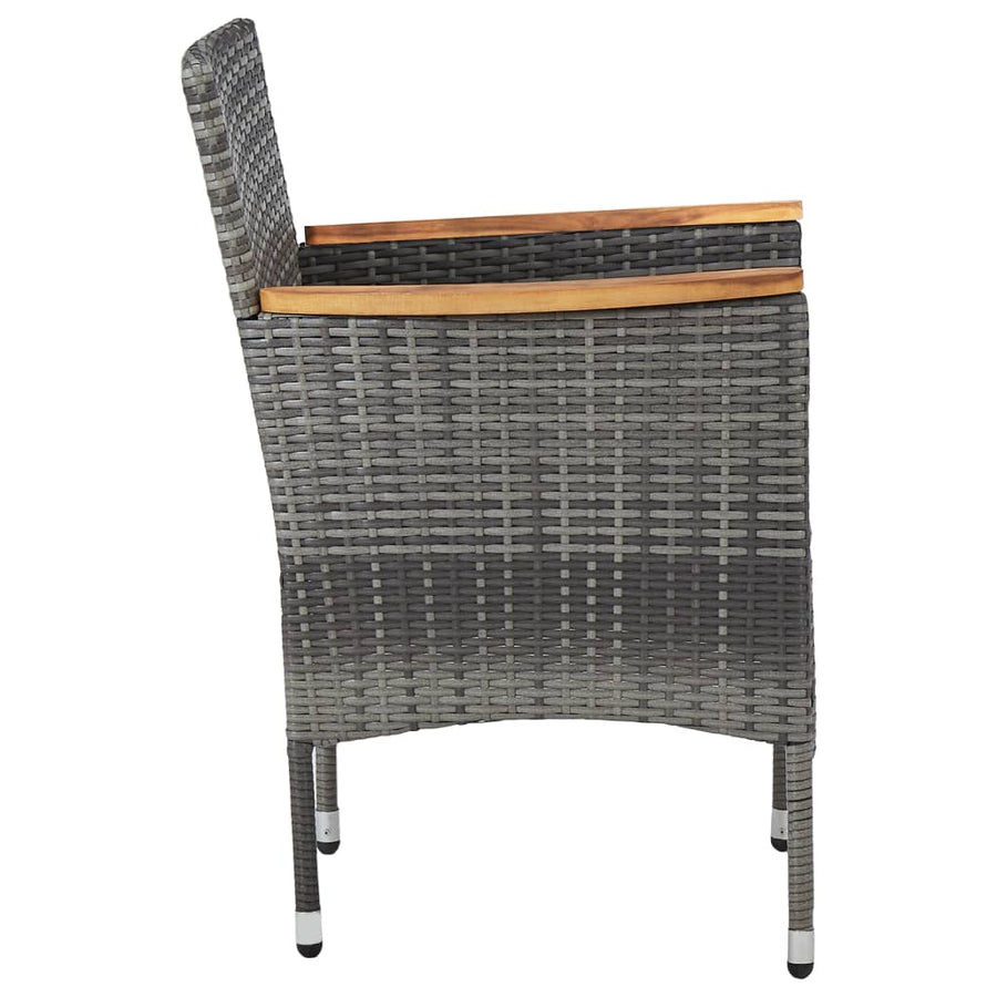 -Delige Tuinset Grijs en bruin