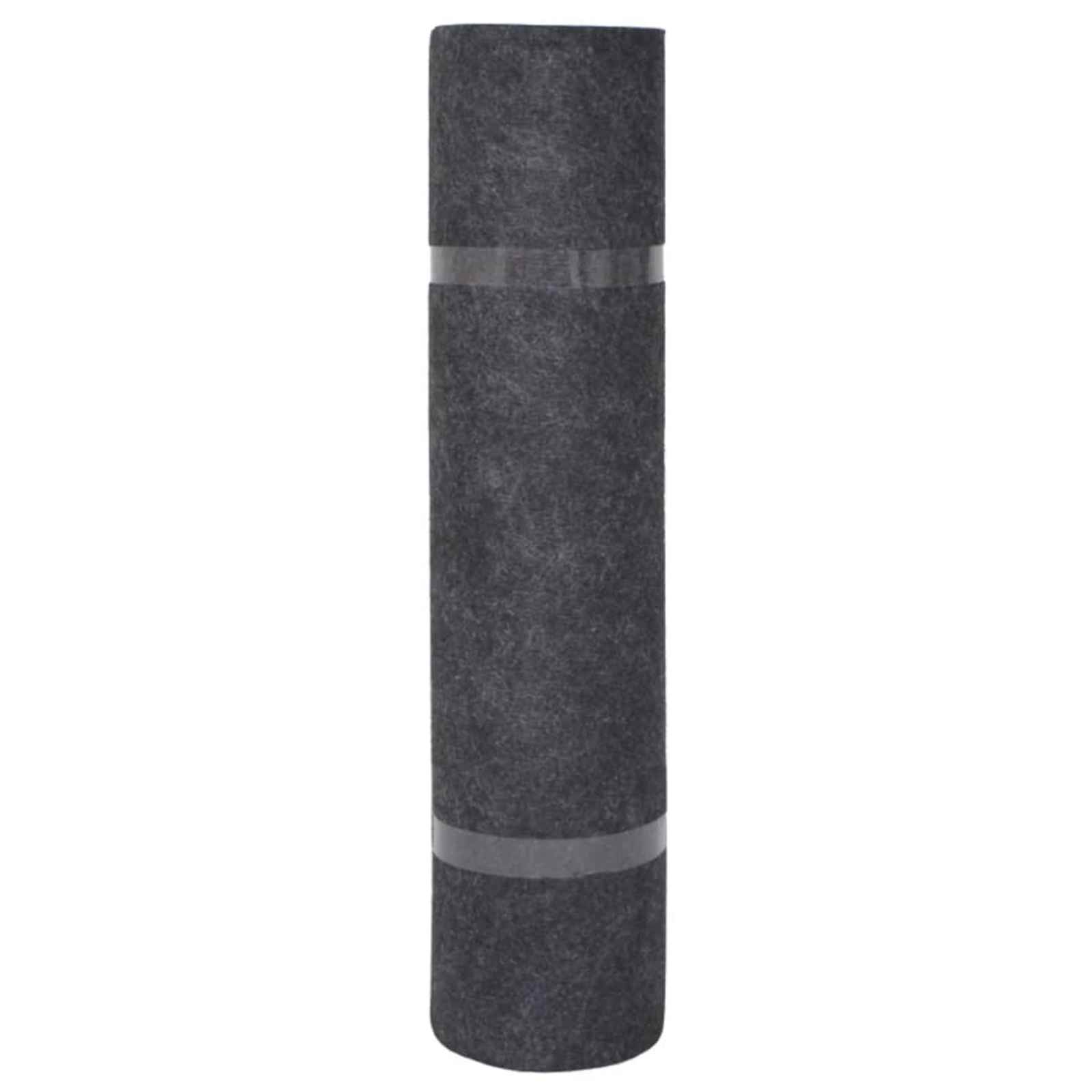 Tapijt Antracietkleurig 1,2 x 15 m Polyester