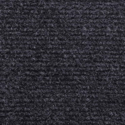 Tapijt Antracietkleurig 1,2 x 15 m Polyester