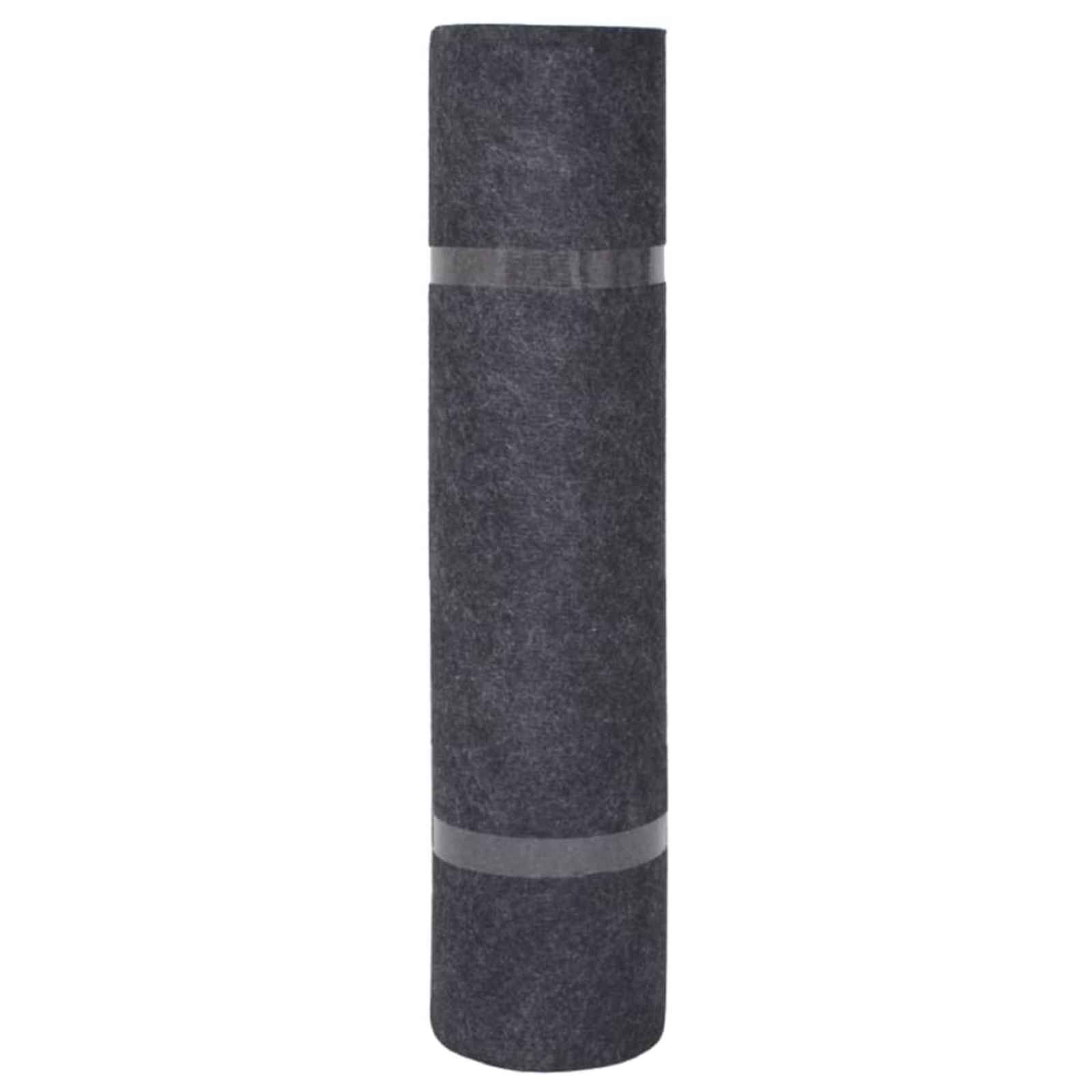 Tapijt Antracietkleurig 1,2 x 20 m Polyester