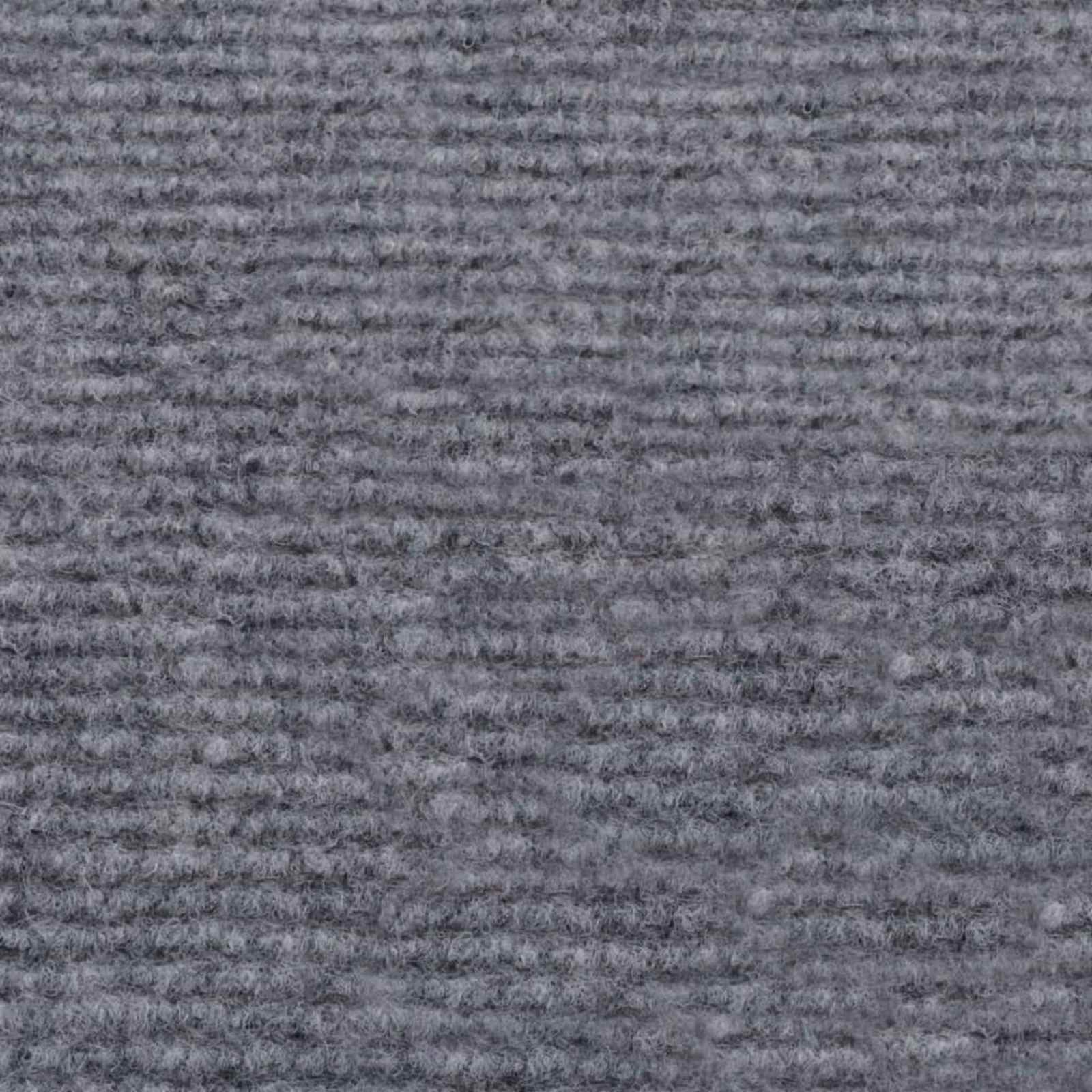 Tapijt Grijs 1,2 x 20 m Polyester