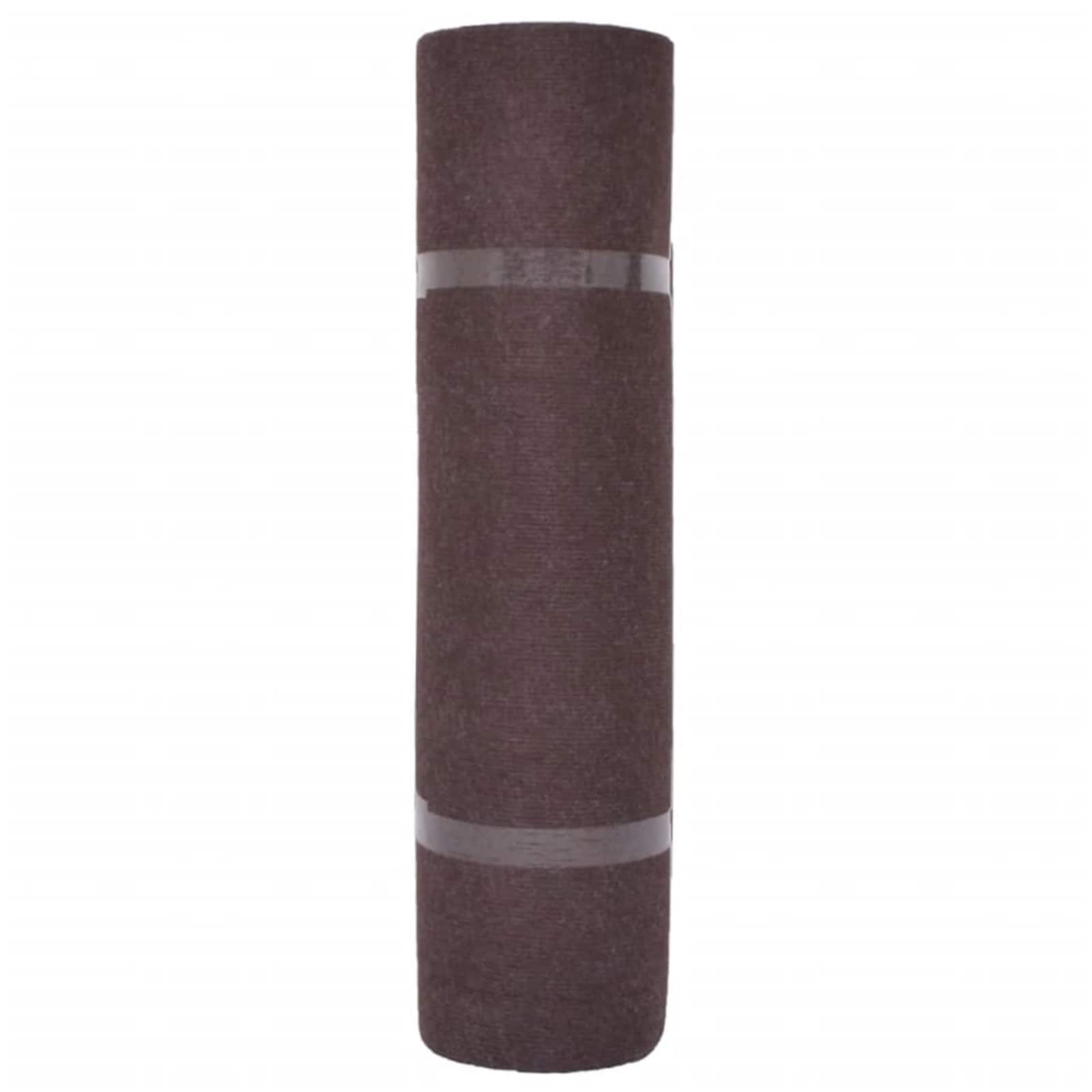 Tapijt Bruin 1,2 x 10 m Polyester