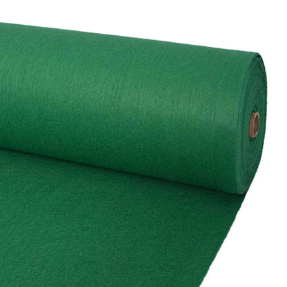 Tapijt Effen Groen 1,2 x 12 m Polyester