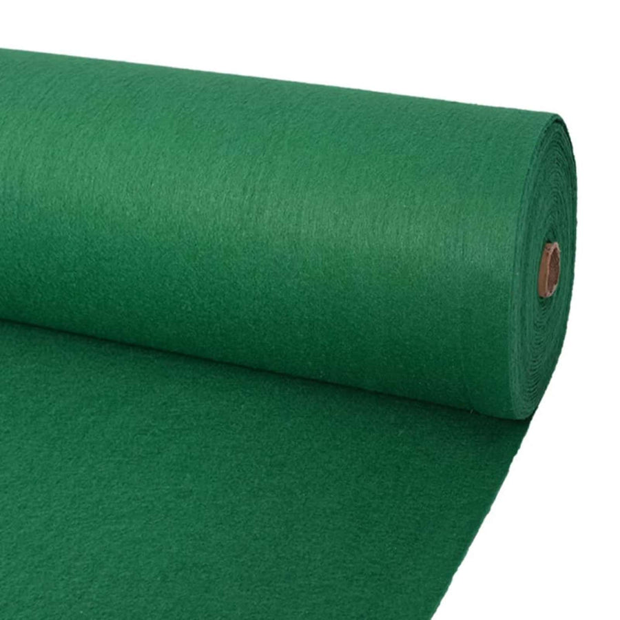 Tapijt Effen Groen 1,2 x 12 m Polyester