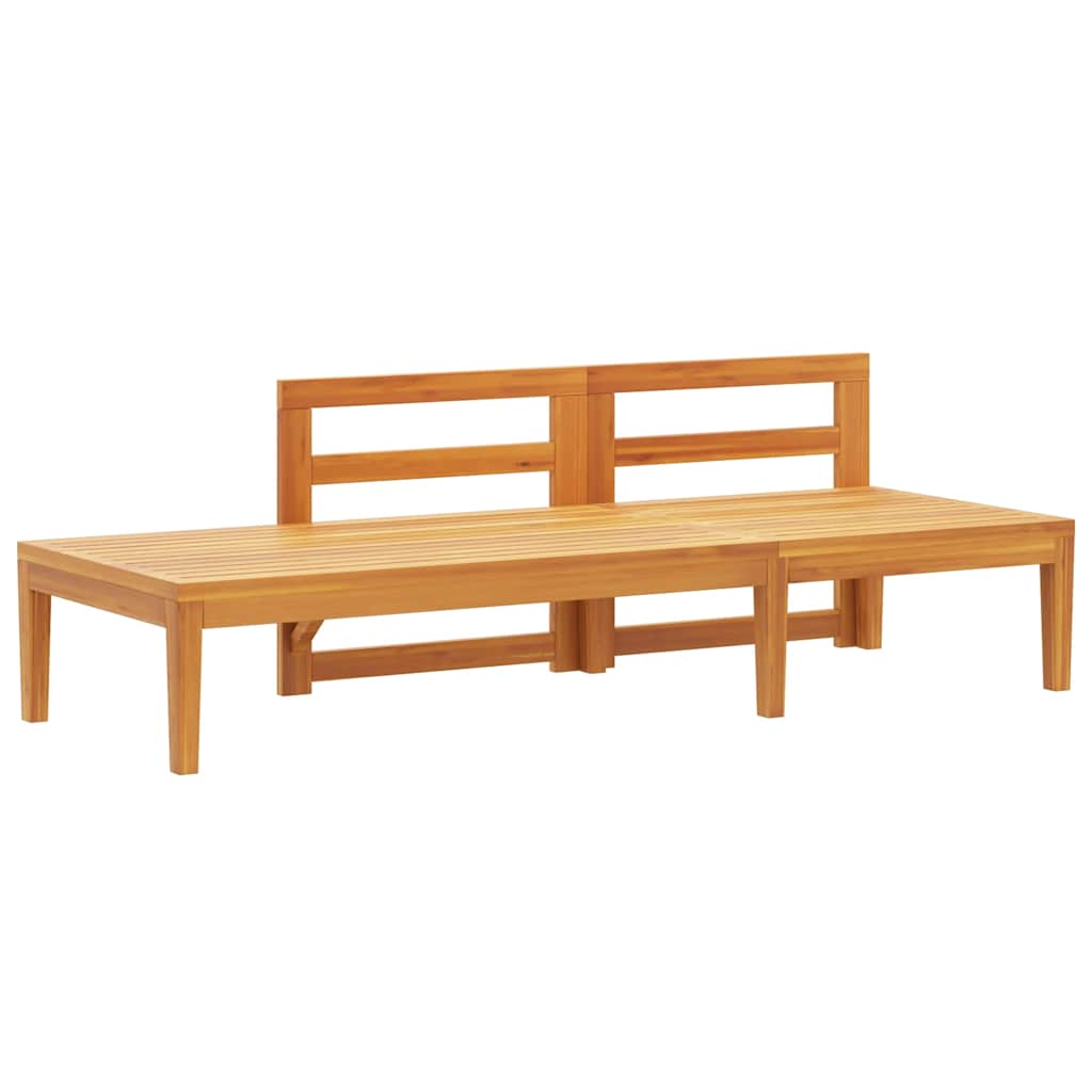 Tuinbank Met Tafel En Te Kussens Massief Acaciahout 1 Crèmewit