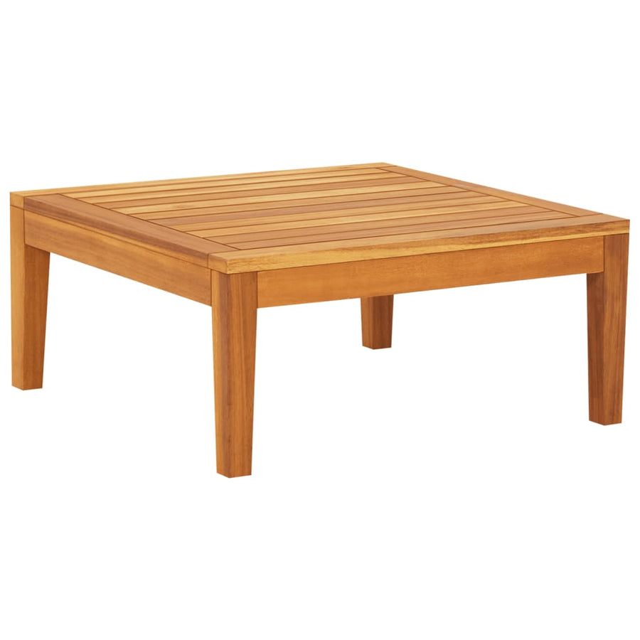 2-Delige Loungeset Met Donkergrijze Kussens Acaciahout Donkergrijs hoek + Tafel