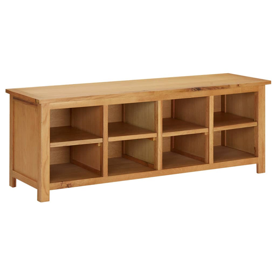 Schoenenrek 114x37x45 cm massief eikenhout
