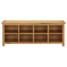 Schoenenrek 114x37x45 cm massief eikenhout
