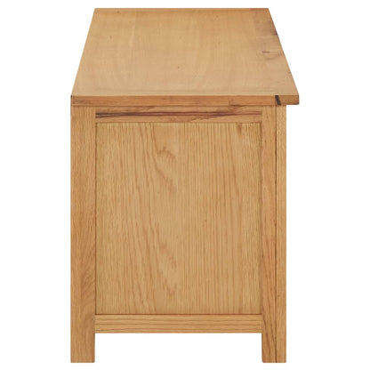 Schoenenrek 114x37x45 cm massief eikenhout