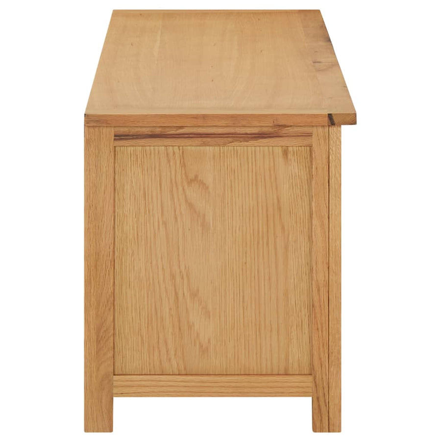 Schoenenrek 114x37x45 cm massief eikenhout