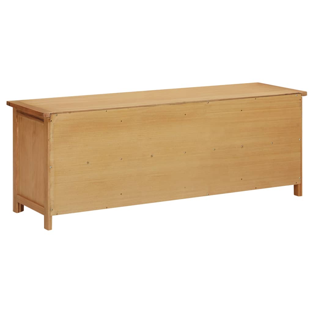 Schoenenrek 114x37x45 cm massief eikenhout