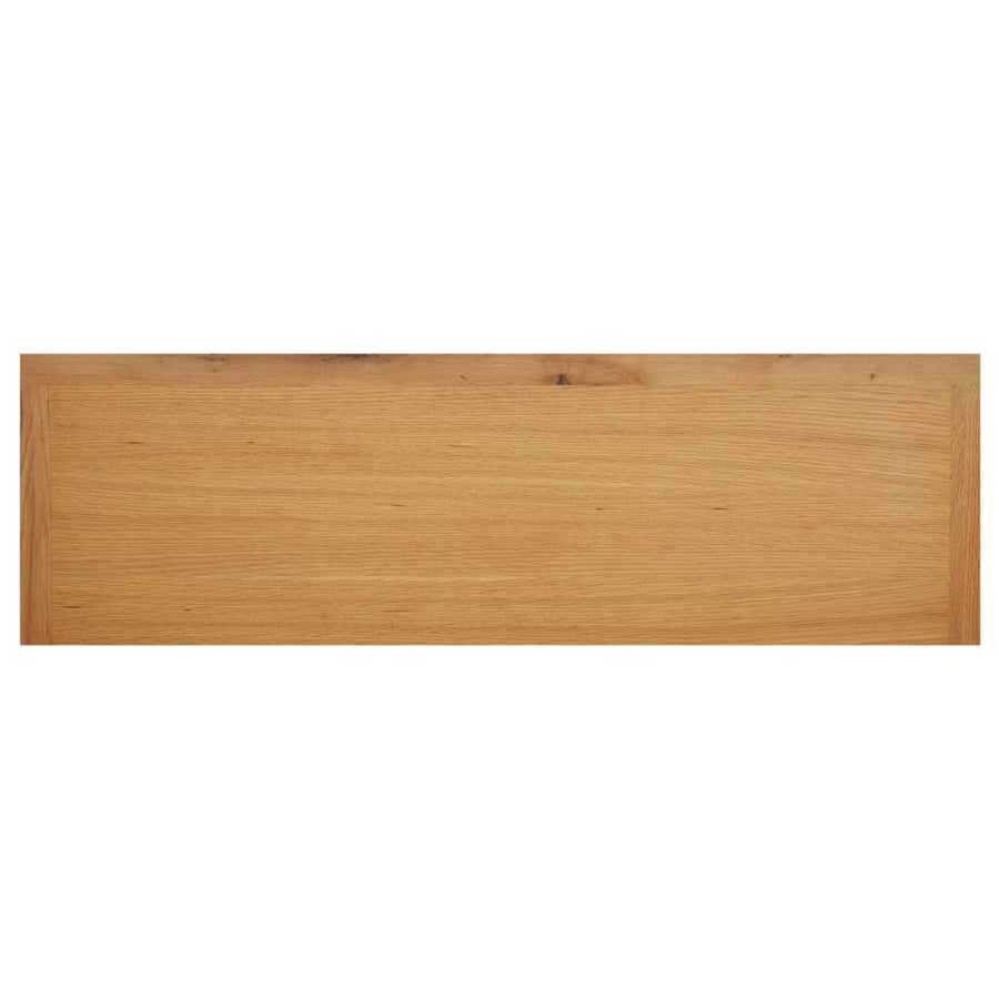 Schoenenrek 114x37x45 cm massief eikenhout
