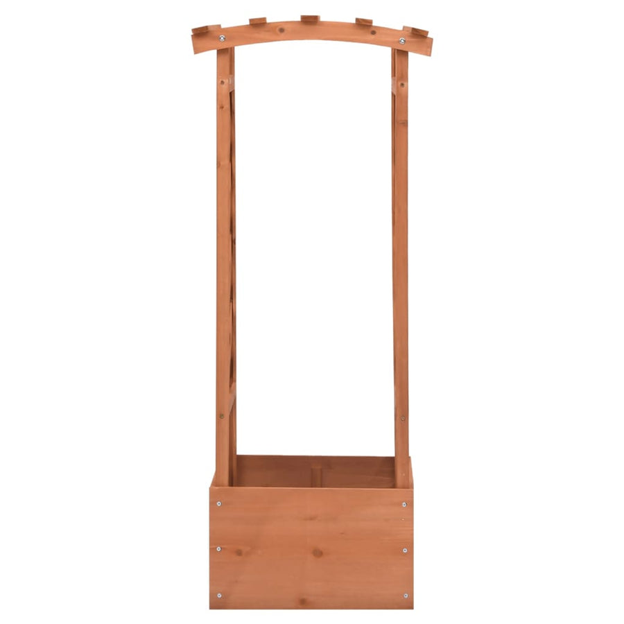 Latwerkplantenbak Met Boog Vurenhout 49 x 39 x 117 cm