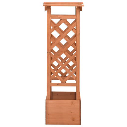 Latwerkplantenbak Met Boog Vurenhout 49 x 39 x 117 cm