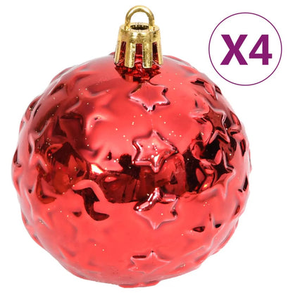 70-Delige Kerstballenset En Rood Goud