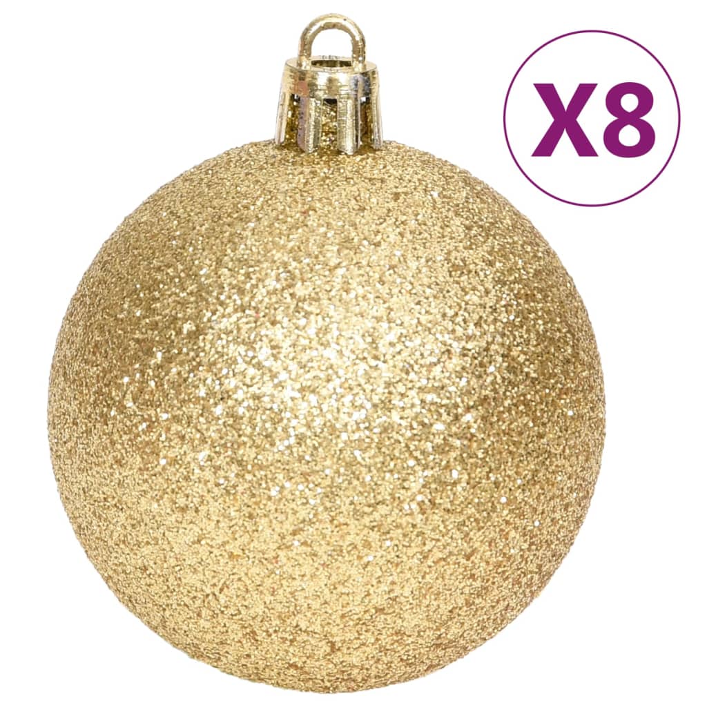 70-Delige Kerstballenset En Rood Goud