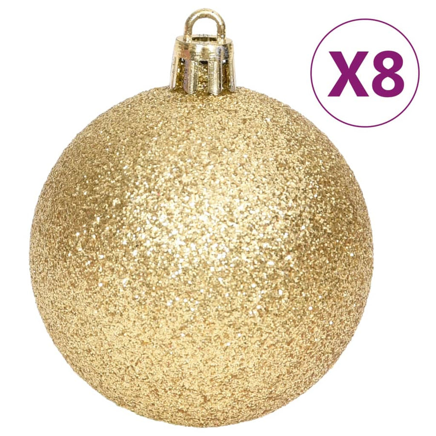 70-Delige Kerstballenset En Rood Goud