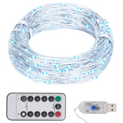 Lichtslinger 300 LED 30 m koudwit koper