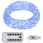 Lichtslinger 150 LED's 15 m blauw