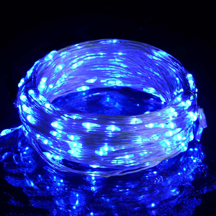 Lichtslinger Met 150 Led's 15 M Blauw