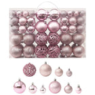 -Delige Kerstballenset Roze