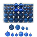 -Delige Kerstballenset Blauw