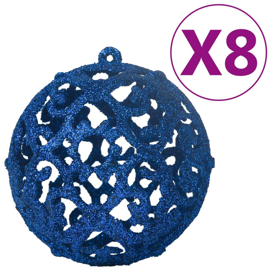 100-delige Kerstballenset blauw