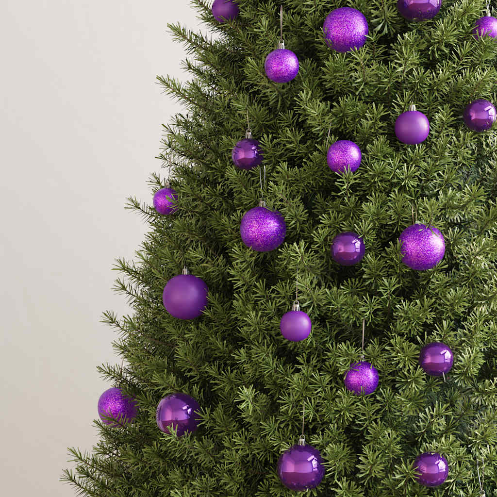 100-Delige Kerstballenset Paars