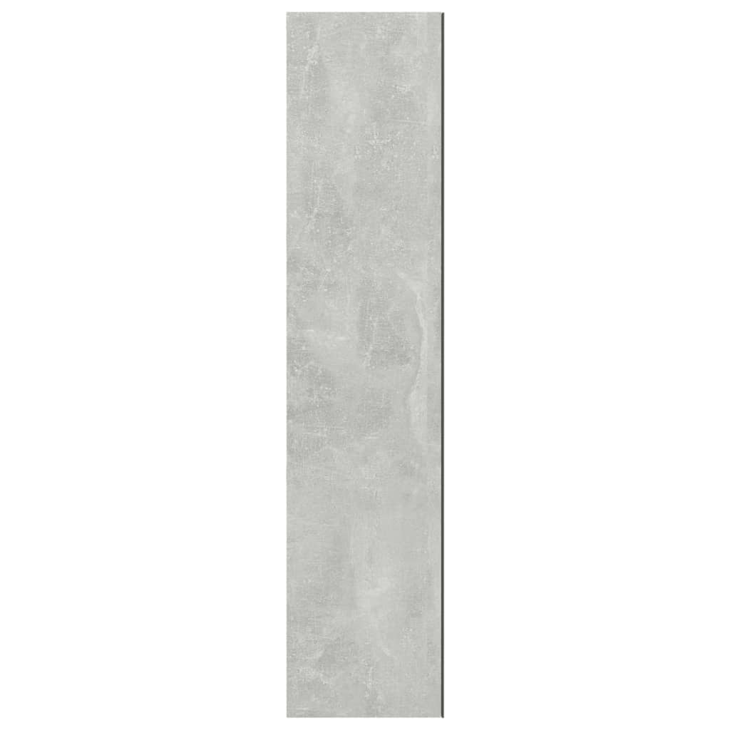 Badkamerkast Met Spiegel 60X15X75 Cm Mdf Betongrijs