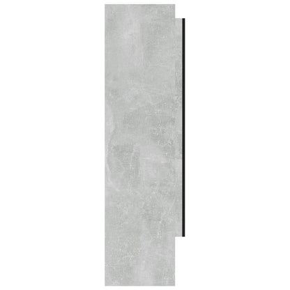Badkamerkast Met Spiegel 80X15X60 Cm Mdf Betongrijs