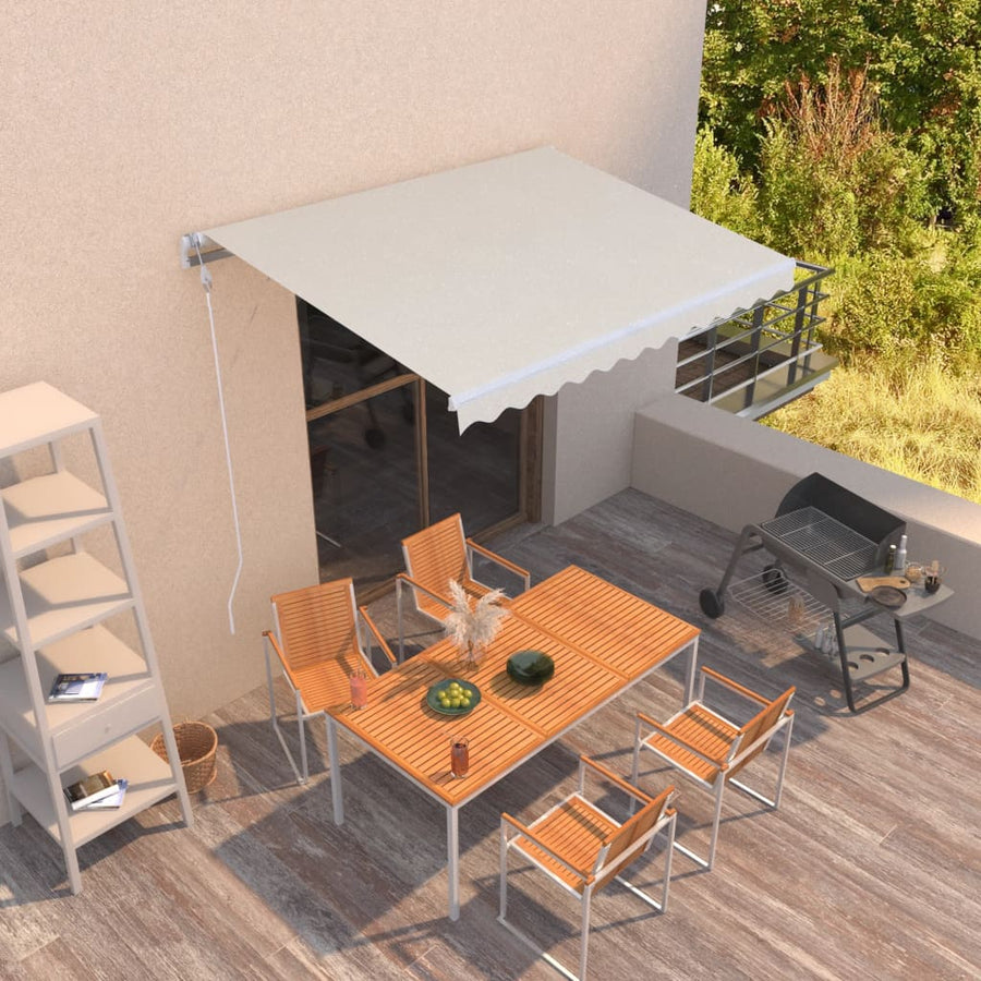 Luifel Automatisch Uittrekbaar 300 x 250 cm Crème