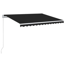 Luifel Handmatig Uittrekbaar Met Led 350X250 Cm Antracietkleur 350 x 250 cm