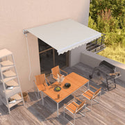 Luifel automatisch uittrekbaar 350x250 cm crème