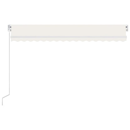 Luifel Handmatig Uittrekbaar 400X300 Cm Crèmekleurig