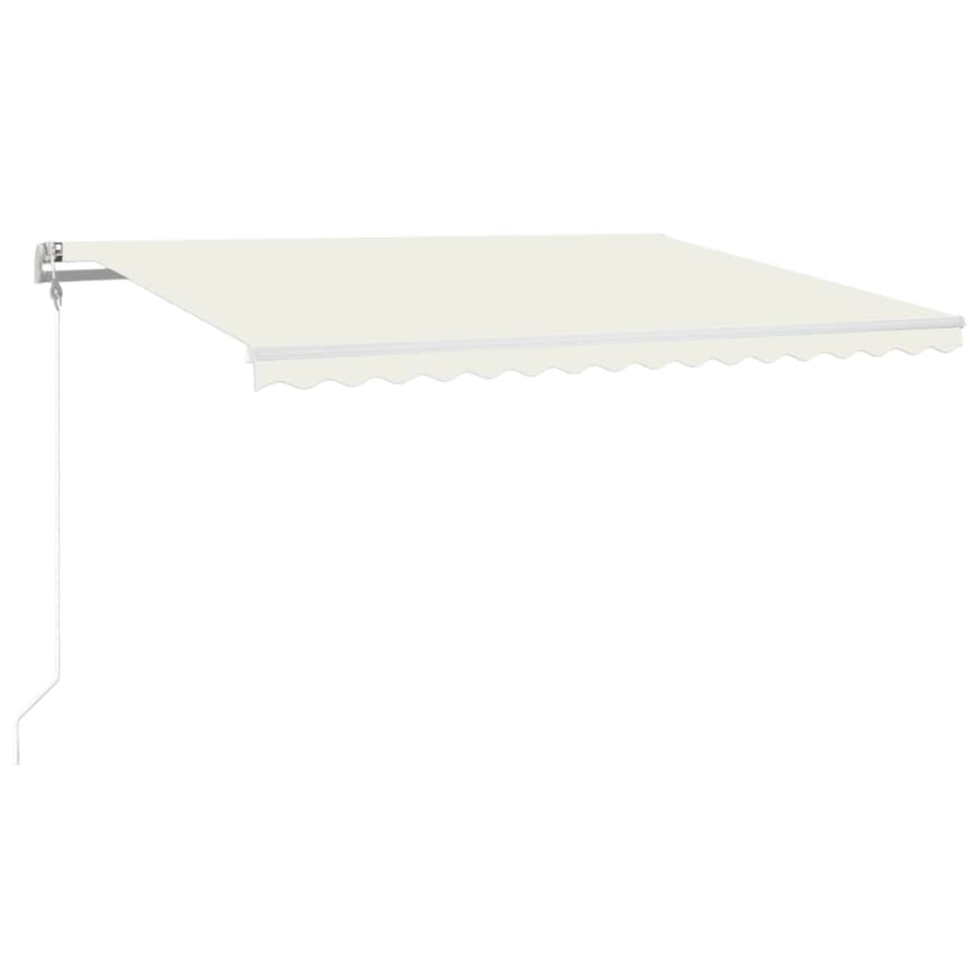 Luifel Automatisch Met Led En Windsensor 400X300 Cm Crèmekleur 400 x 300 cm