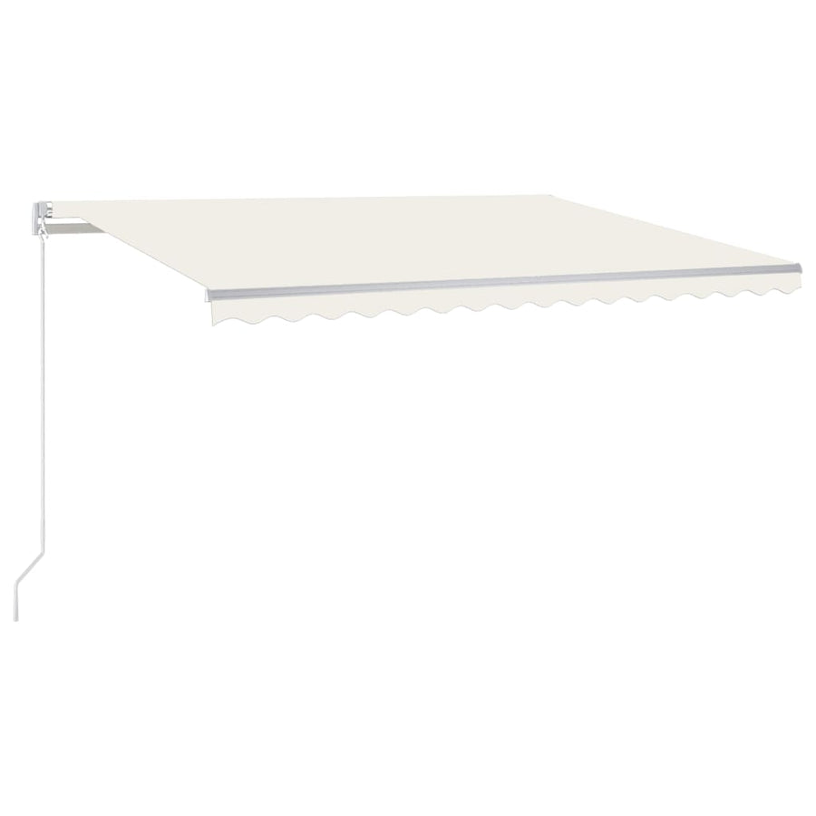 Luifel Handmatig Uittrekbaar 450X300 Cm Crèmekleurig 450 x 300 cm