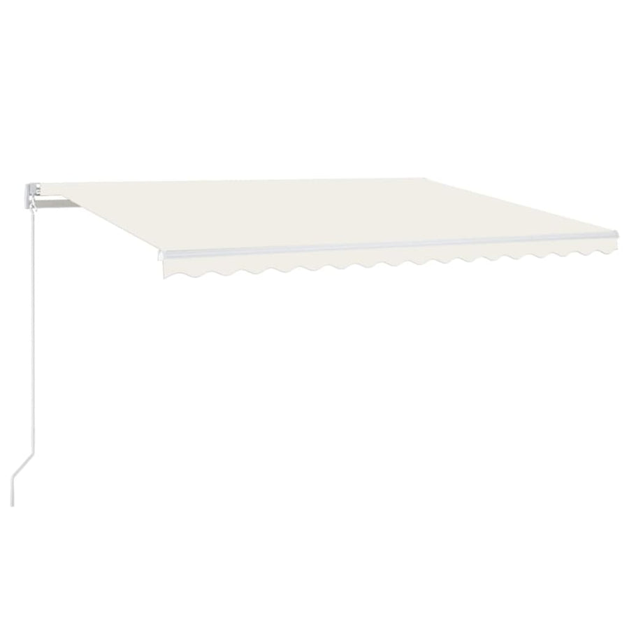 Luifel Automatisch Uittrekbaar Kleurig 450 x 300 cm Crème