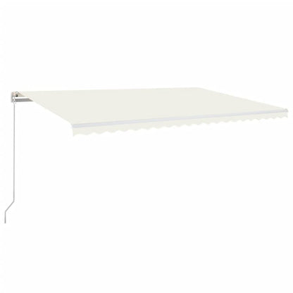 Luifel Handmatig Uittrekbaar 500X300 Cm Crèmekleurig 500 x 300 cm