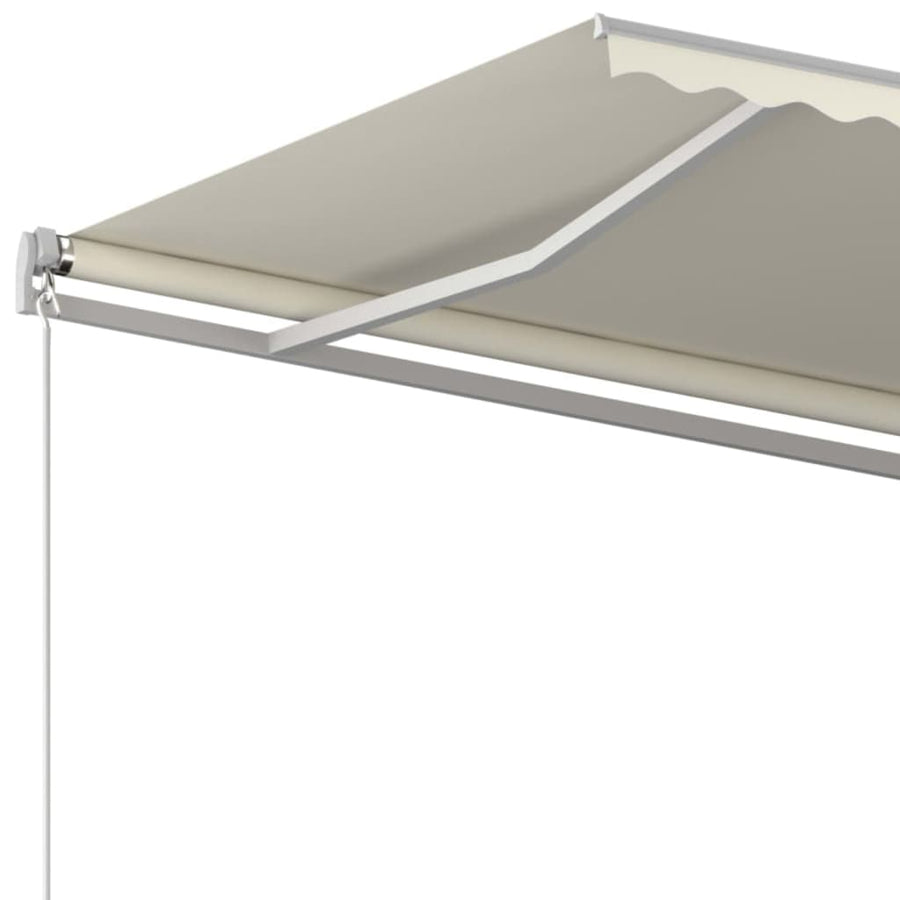 Luifel Handmatig Uittrekbaar 500X300 Cm Crèmekleurig 500 x 300 cm