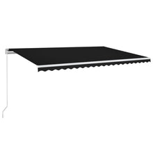 Luifel Handmatig Uittrekbaar Met Led 500X300 Cm Antracietkleur 500 x 300 cm