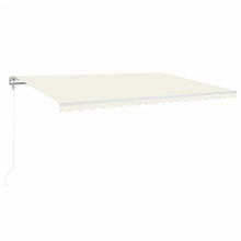 Luifel Automatisch Uittrekbaar Kleurig 500 x 300 cm Crème
