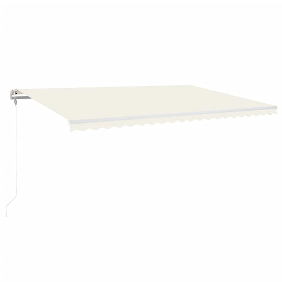 Luifel Automatisch Uittrekbaar Kleurig 500 x 300 cm Crème