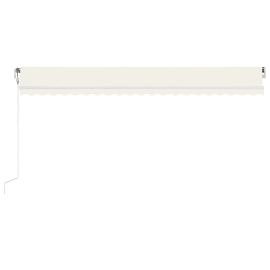 Luifel Automatisch Uittrekbaar Kleurig 500 x 300 cm Crème