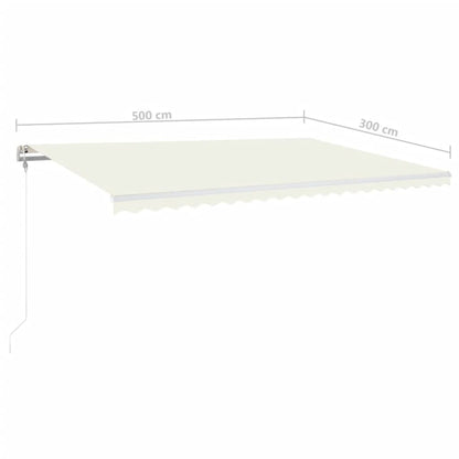 Luifel Automatisch Met Led En Windsensor Kleur 500 x 300 cm
