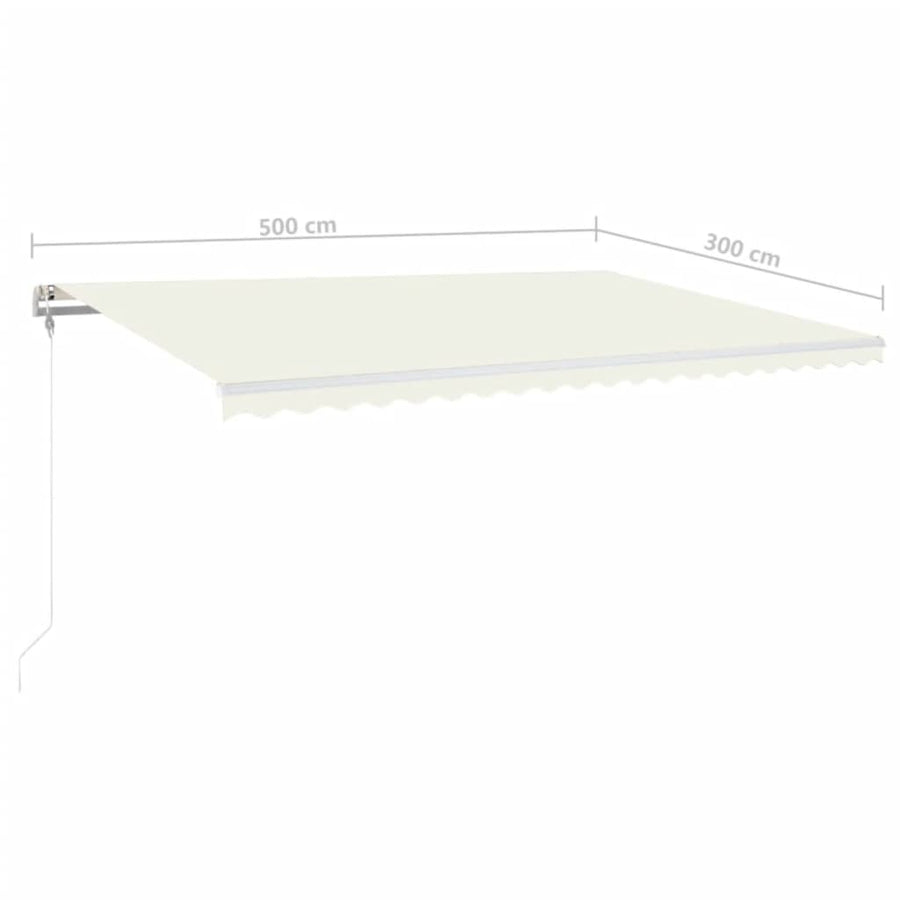 Luifel Automatisch Met Led En Windsensor Kleur 500 x 300 cm